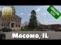 Driving Around Downtown Macomb IL in 4k