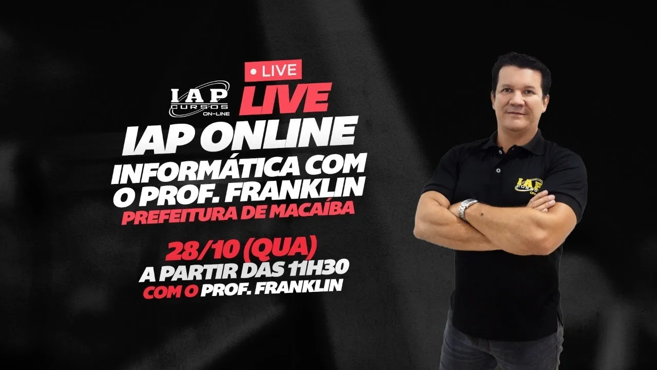 Live - Prefeitura de Macaíba - Informática.