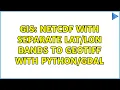 GIS NetCDF with separate bands to GeoTiff with 3 Solutions