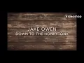 Jake Owen - down to the honkey tonk (clean) reuploaded