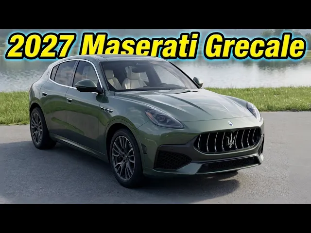 2027 Maserati Grecale: New 385-HP Nettuno V6 and Supercar Styling Unveiled