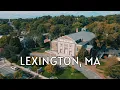 Lexington MA - 4K Drone Flyover