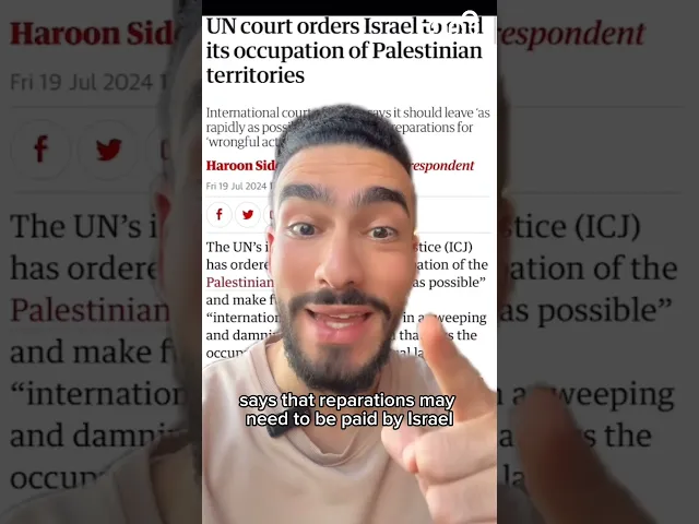 Landmark case- ICJ Shocks Is**el with THIS! #breaking