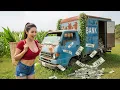 Download Lagu Genius Girl Found and Restores Abandoned ARMORED CASH TRUCK FORGOTTEN 50 Years - Will It Start?