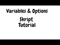 Variables Options in Skript