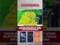 Hour-by-hour look at when scattered storms will track into metro Richmond on Saturday