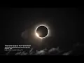 Total Solar Eclipse revealed a dazzling diamond ring and corona over Greenland