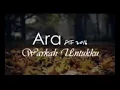 Ara Johari...Warkah untukku