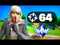 High Elimination Solo Unreal Ranked Gameplay Wins - Fortnite Zero Build No Commentary