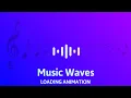 CSS3 - Music Waves Loading Animation Webkit Coding