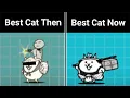 Then Vs Now Battle Cats