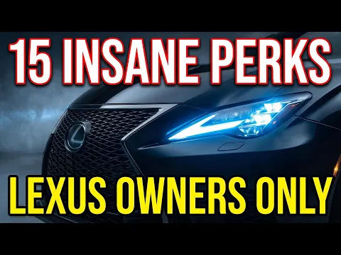 15 Insane Perks You Only Get When You Own A Lexus