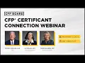 CFP Certificant Connection Webinar November 2025