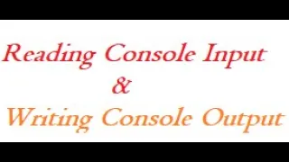 Reading Console Input in Java