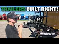 Picking Up My Custom Ordered Dump Trailer From Top Shelf Trailers - My Small Business Is Growing