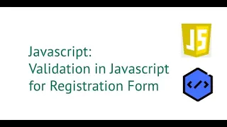 Validation in Javascript for Registration Form mytechlearns 2020 with source code