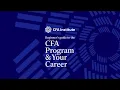 Get an Edge in Your Finance Career CFA Program Introduction