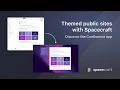 Spacecraft for Confluence theme your public content