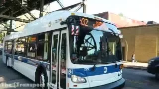 NYC Bus Route Q32 Q18 Buses at Roosevelt Ave 58th St Qns