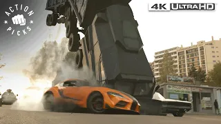 flipping the giant truck f9 the fast saga 4k hdr