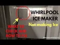 Ice Maker Not Making Ice Whirlpool What To Check and How To Fix