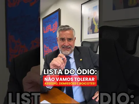 LISTA DE ÓDIO: Não vamos tolerar assédio, demissões e boicotes