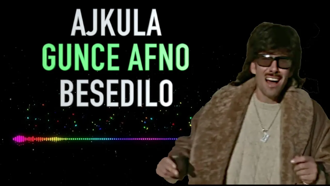 Ajkula  - Gunce afno (BESEDILO)