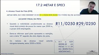 AULA 17.2 - METAR E SPECI - METEOROLOGIA AERONÁUTICA - PILOTO PRIVADO DE AVIÃO