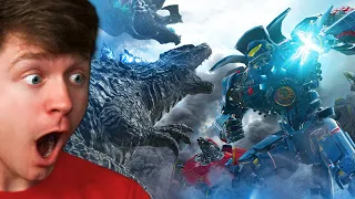GODZILLA vs PACIFIC RIM the CRAZY BATTLE! (Reaction)