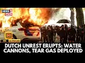 Download Lagu Dutch Police Clash With Anti-Migration Protesters in The Hague | Tear Gas, Water Cannons Used | N18G