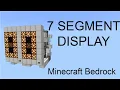 Tutorial Smallest and FAST 7 Segment Display for Minecraft Switch