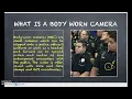 CJ 406 MOD One Lecture 2021