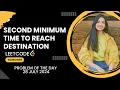 2045 Second Minimum Time to Reach Destination Hard Leetcode Daily POTD 28 July 2024 Java