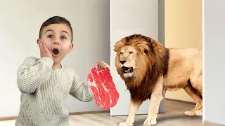 حيوانات للأطفال   العاب للأطفال    افضل قصص مضحكة للأطفال    سيارات  اطفال   أسد يدخل غرفة خالد دندنها