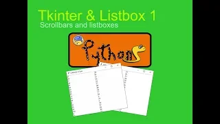 Python GUI with Tkinter and Listbox