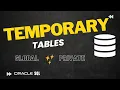 How to create Global and Private Temporary table in Oracle Database Oracle Live SQL Oracle SQL