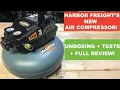 NEW Harbor Freight s McGraw 3-Gallon Oilless Pancake Air Compressor Tests Full Review
