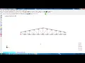 Analysis and design of a truss using FrameCE