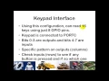 Interfacing a PIC microcontroller with a 4x4 keypad