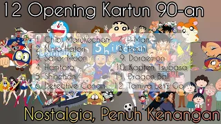12 lagu opening kartun terpopuler 90 an ost anime kenanganmasakecil