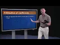 Lecture 7 - Introduction to Regression Calculation of regression coefficients
