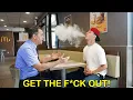 Aggressively Vaping During a Job Interview