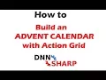 Build and Advent Calendar with Action Grid