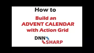 Build and Advent Calendar with Action Grid
