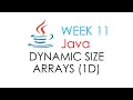 Arrays Dynamic Size and Input Computer Programming 2 Java