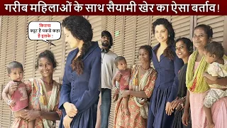 Saiyami Kher Treats Poor People in a Way that Aishwarya, Kajol, and Kareena never did