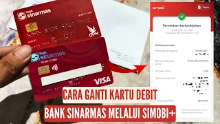 HOW TO REPLACE YOUR BANK SINARMAS DEBIT CARD VIA SIMOBI