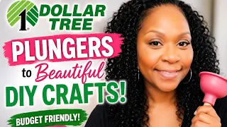 BEAUTIFUL Dollar Tree Diy Crafts using Plungers