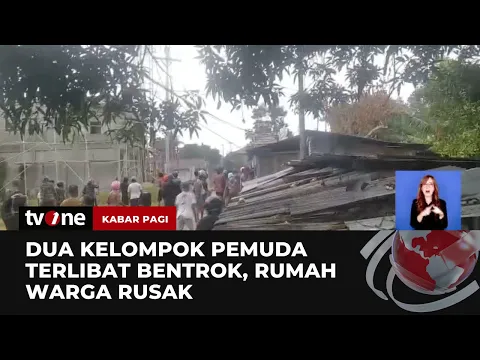 Bentrok Dua Kelompok Warga di Ambon Buat Rumah Warga Rusak