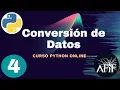 Tema 04 Conversion de Datos Curso Programacion en Python